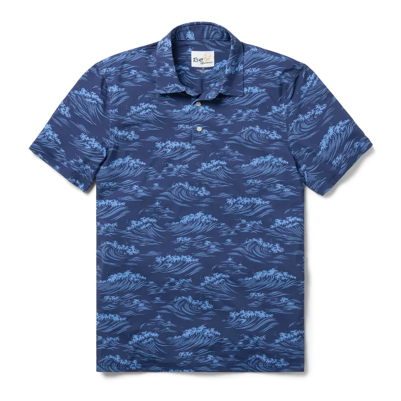 RIP TIDE PERFORMANCE POLO made by Reyn Spooner