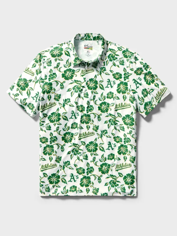 MLB® ATHLETICS GAME DAY PERFORMANCE POLO made by Reyn Spooner