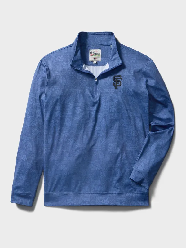 MLB® SAN FRANCISCO GIANTS QUARTER ZIP made by Reyn Spooner