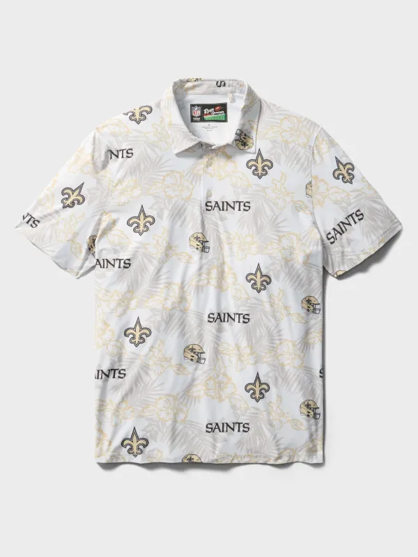 NEW ORLEANS SAINTS GAME DAY PERFORMANCE POLO made by Reyn Spooner