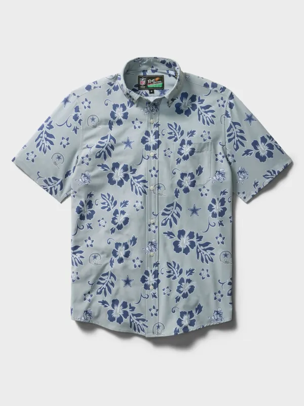 DALLAS COWBOYS THROWBACK PERFORMANCE ALOHA SHIRT made by Reyn Spooner