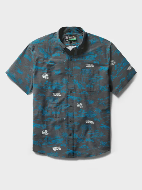 CAROLINA PANTHERS GAME DAY PERFORMANCE ALOHA SHIRT made by Reyn Spooner