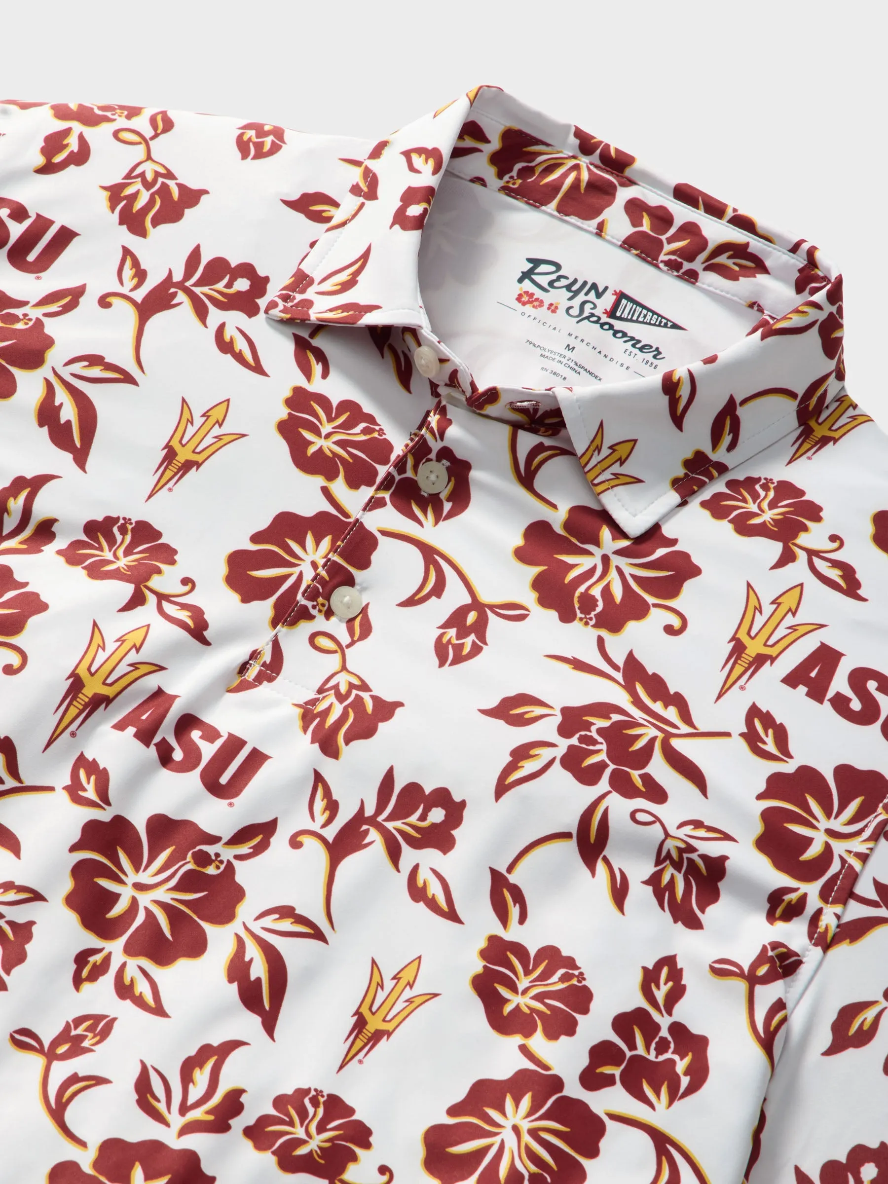 ARIZONA STATE UNIVERSITY PUA PERFORMANCE POLO sold by Reyn Spooner product image thumbnail 2