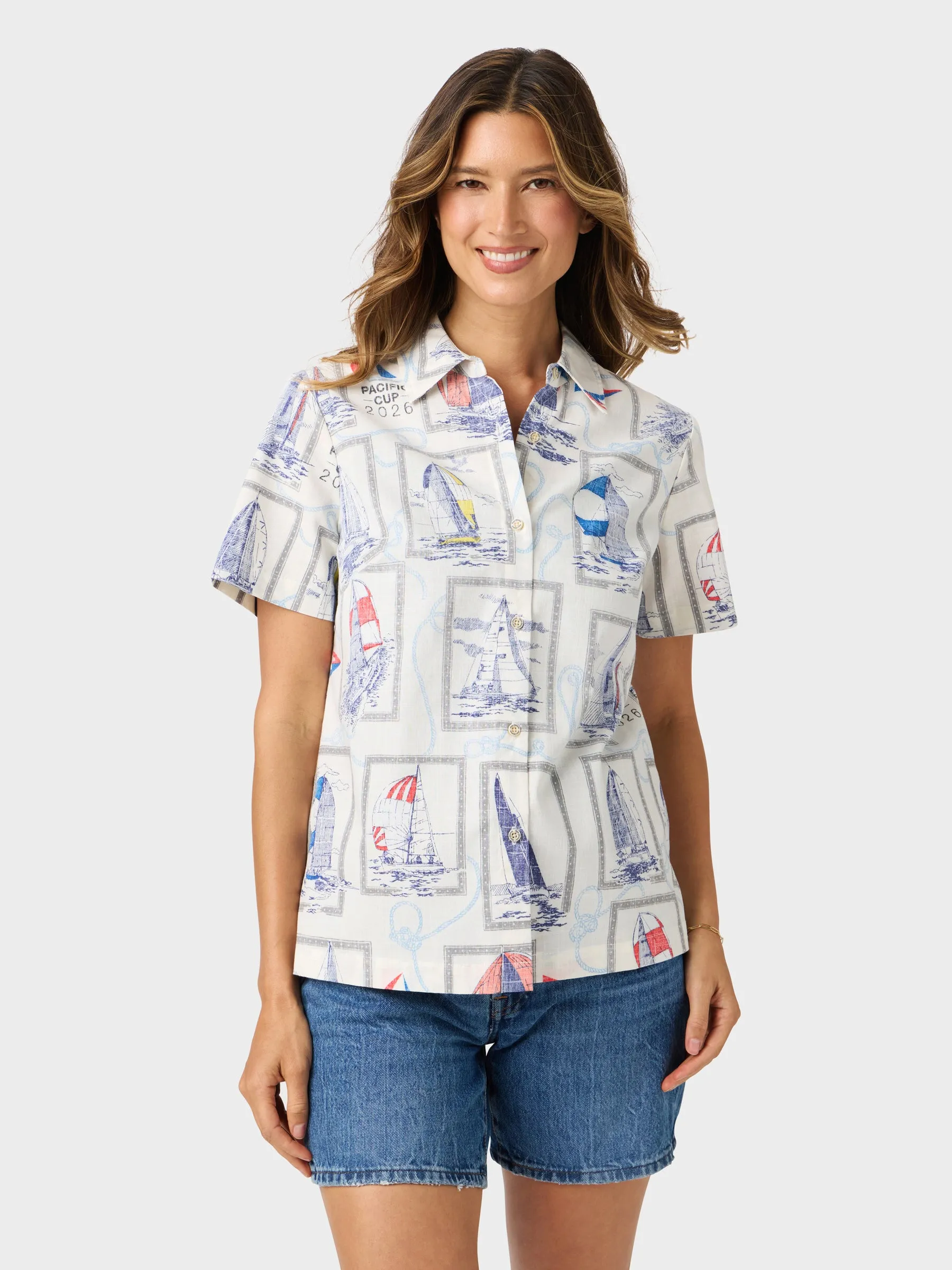 PACIFIC CUP 2026 ABBY TOP sold by Reyn Spooner product image thumbnail 3