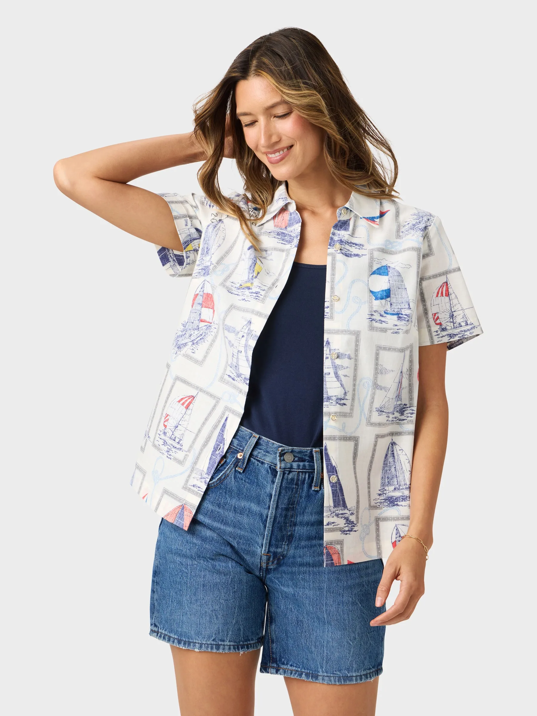 PACIFIC CUP 2026 ABBY TOP sold by Reyn Spooner product image thumbnail 2