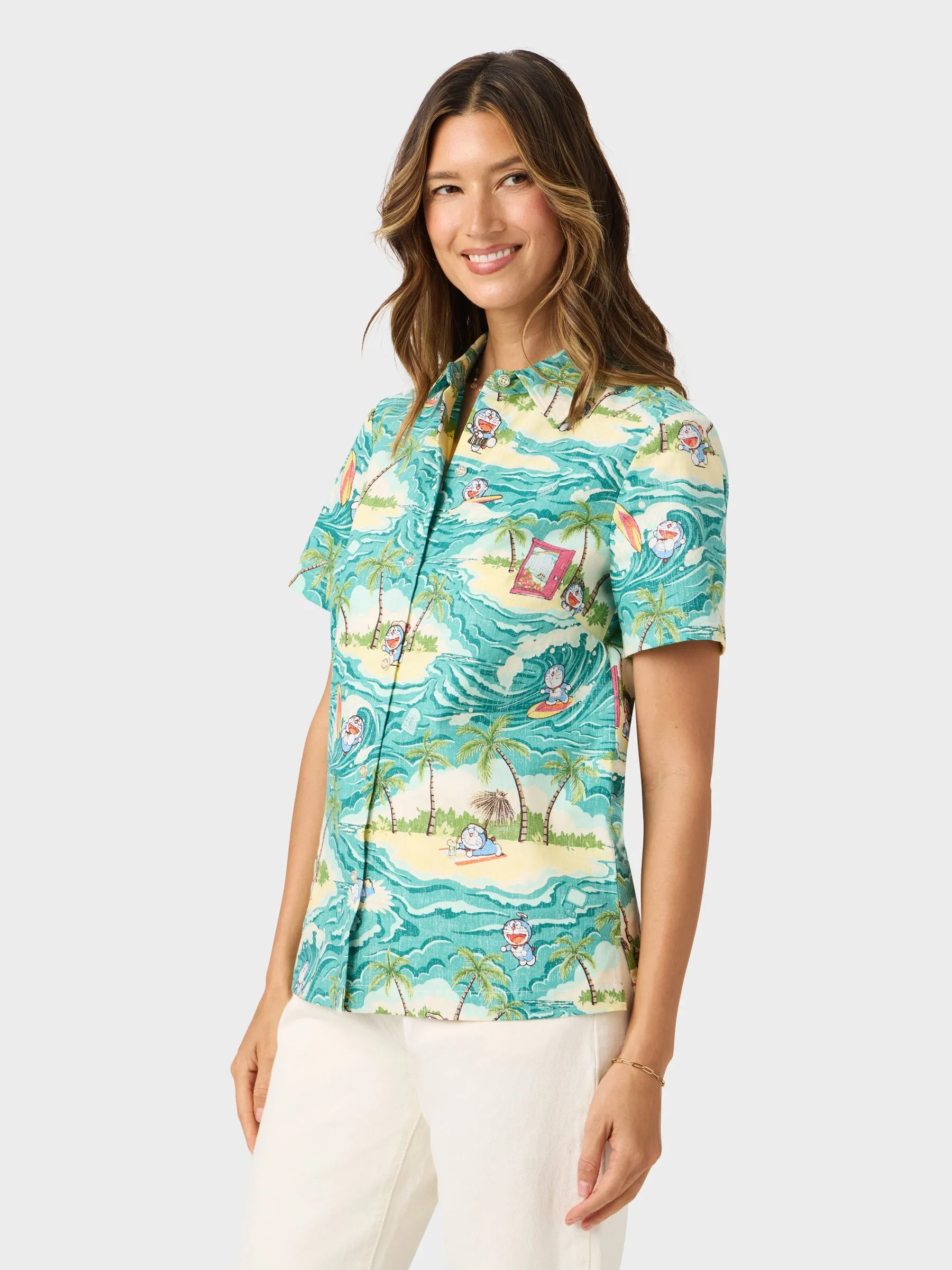 ALOHA DORAEMON ABBY TOP sold by Reyn Spooner product image thumbnail 4