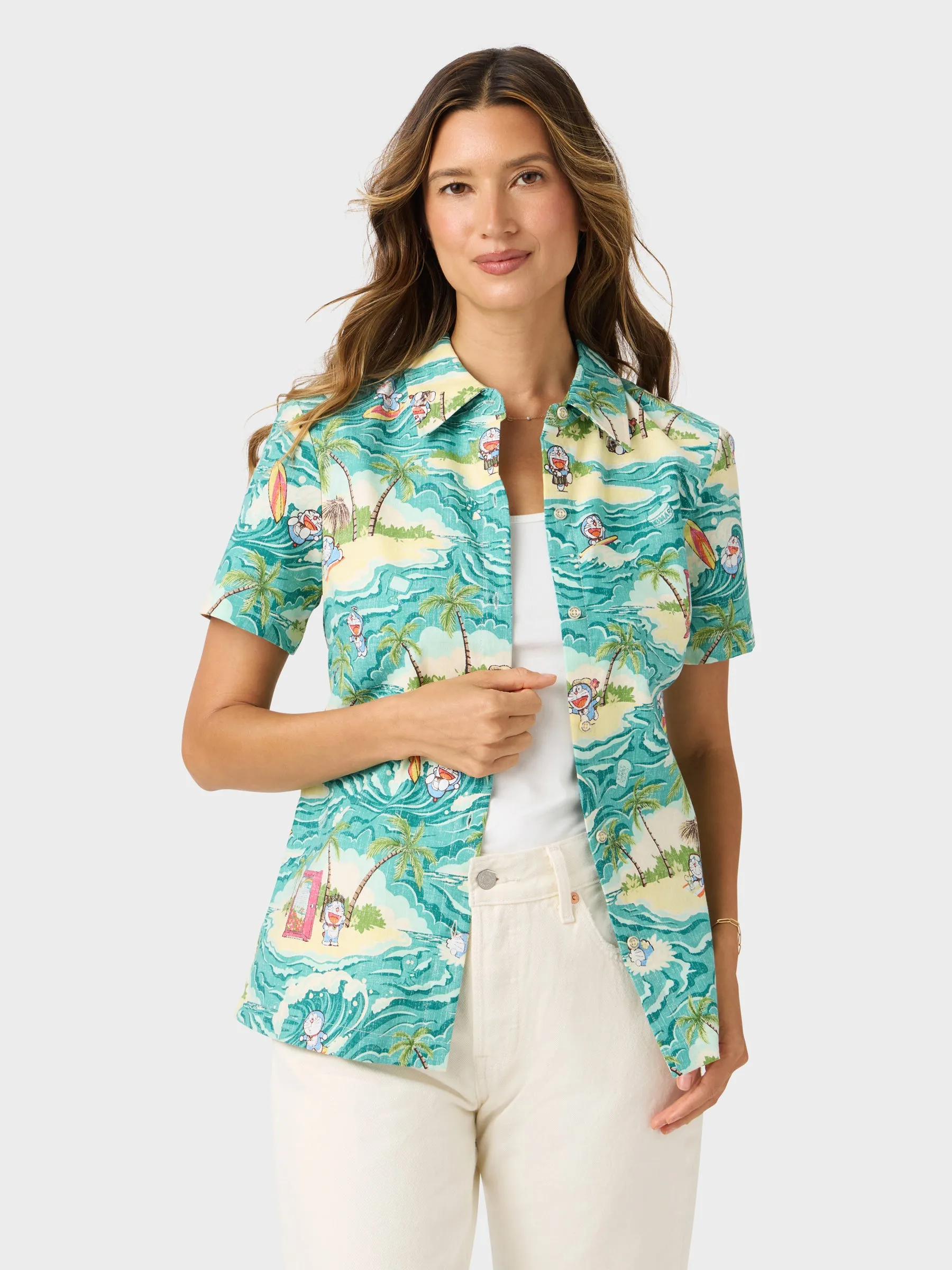ALOHA DORAEMON ABBY TOP sold by Reyn Spooner product image thumbnail 3
