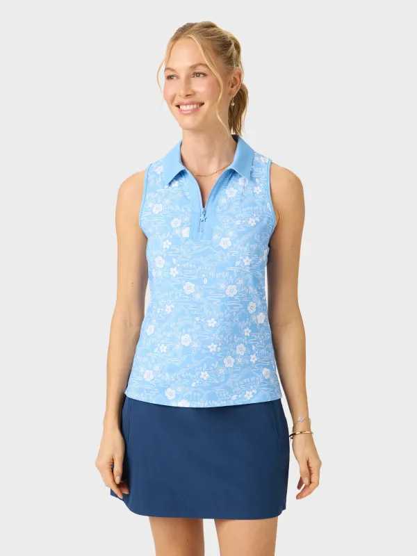 SAKURA FIELDS BLAKE PERFORMANCE TOP made by Reyn Spooner