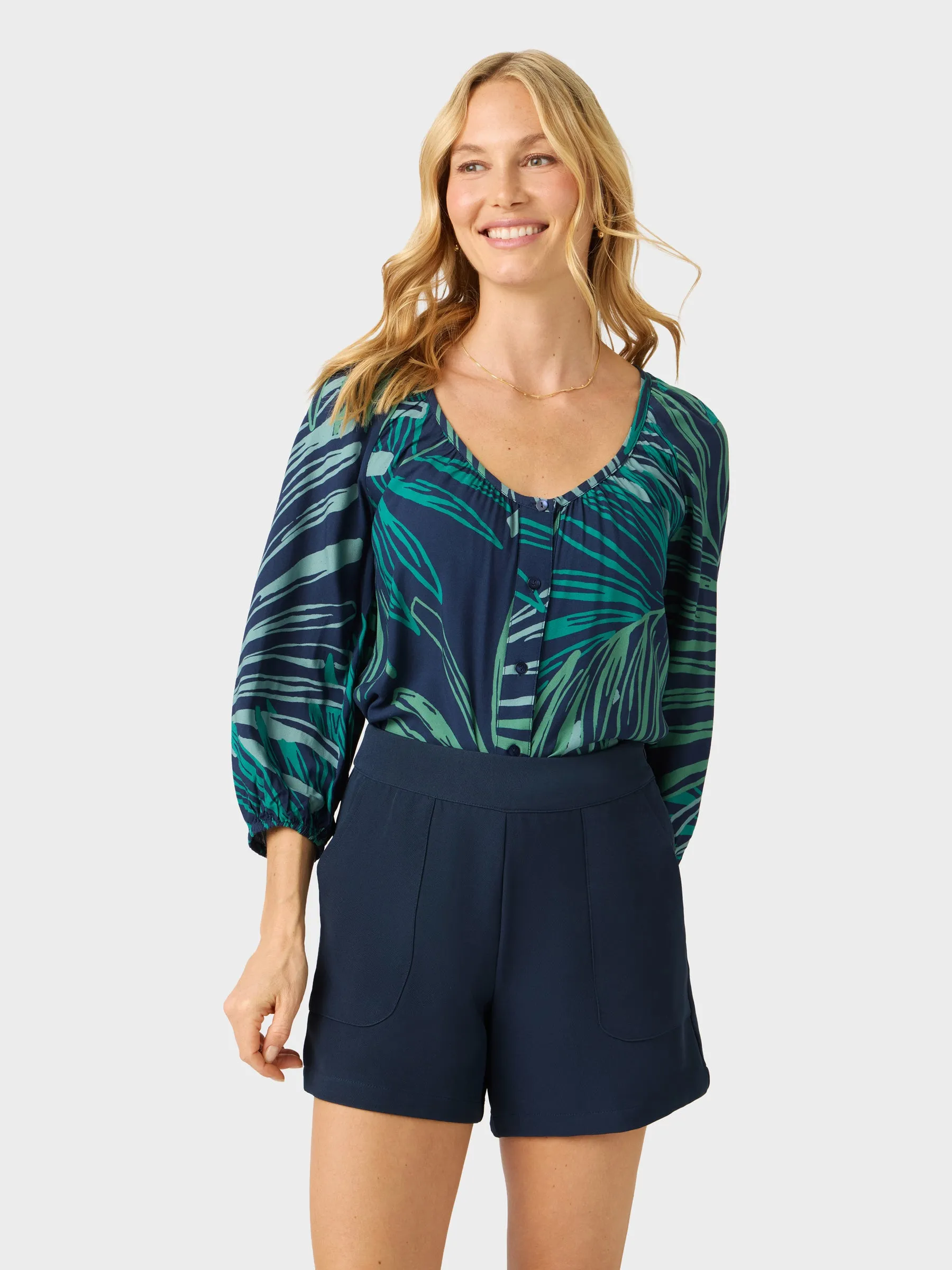 LOULU FRONDS PHOEBE TOP sold by Reyn Spooner product image thumbnail 3