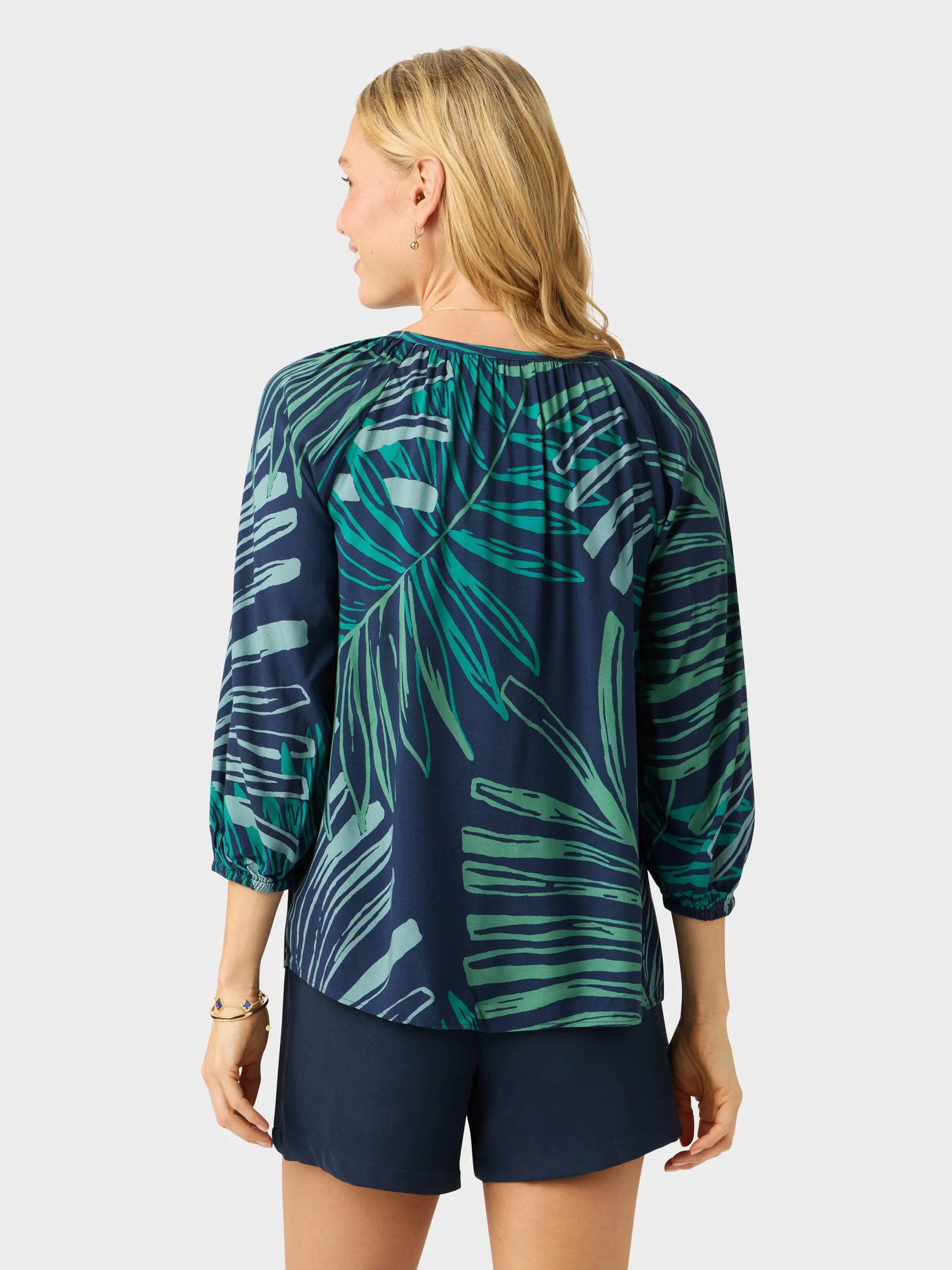 LOULU FRONDS PHOEBE TOP sold by Reyn Spooner product image thumbnail 2