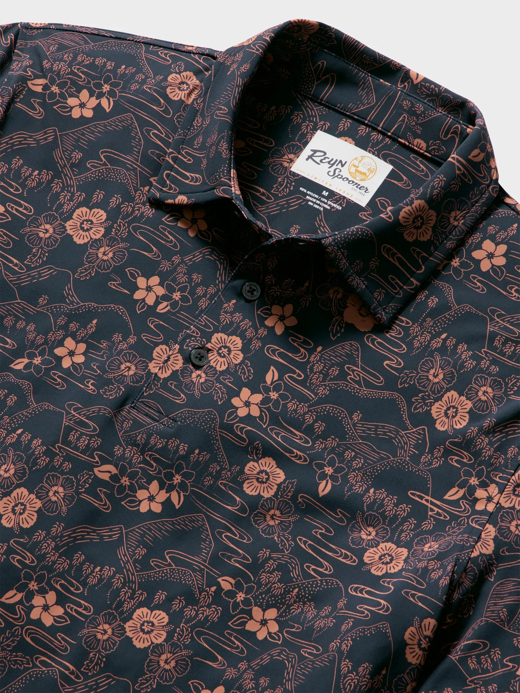 SAKURA FIELDS PERFORMANCE POLO sold by Reyn Spooner product image thumbnail 3