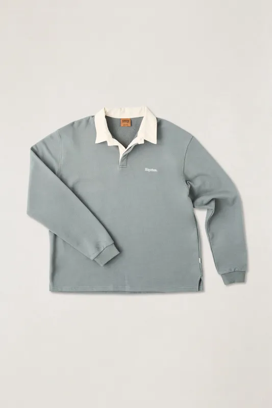 Vintage Rugby Ls Polo Silver Pine sold by Rhythm.