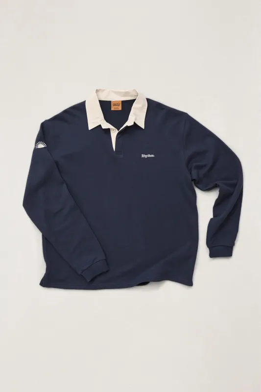 Vintage Rugby Ls Polo Indigo sold by Rhythm.