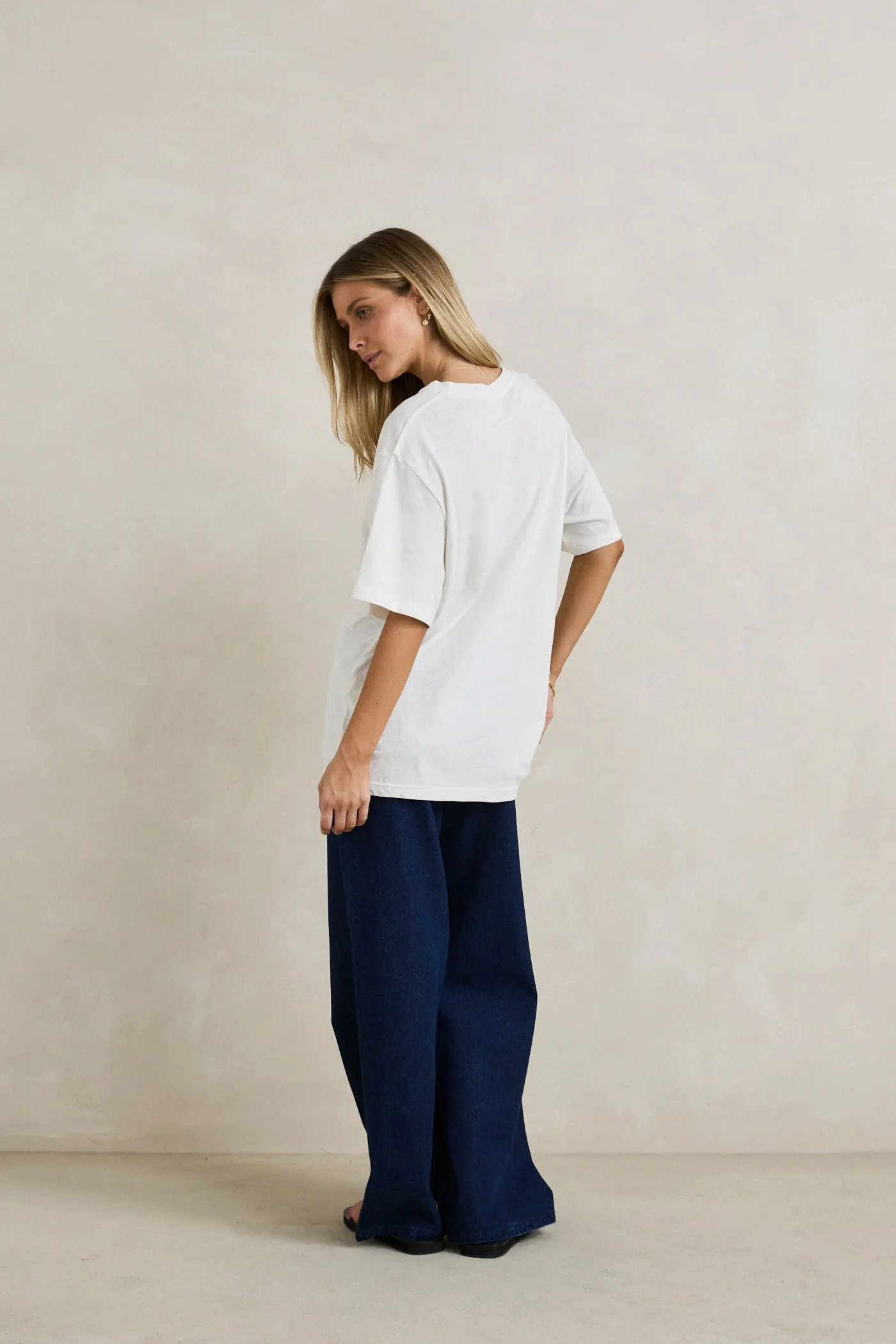Goldie Oversized T-Shirt White sold by Rhythm. product image thumbnail 5
