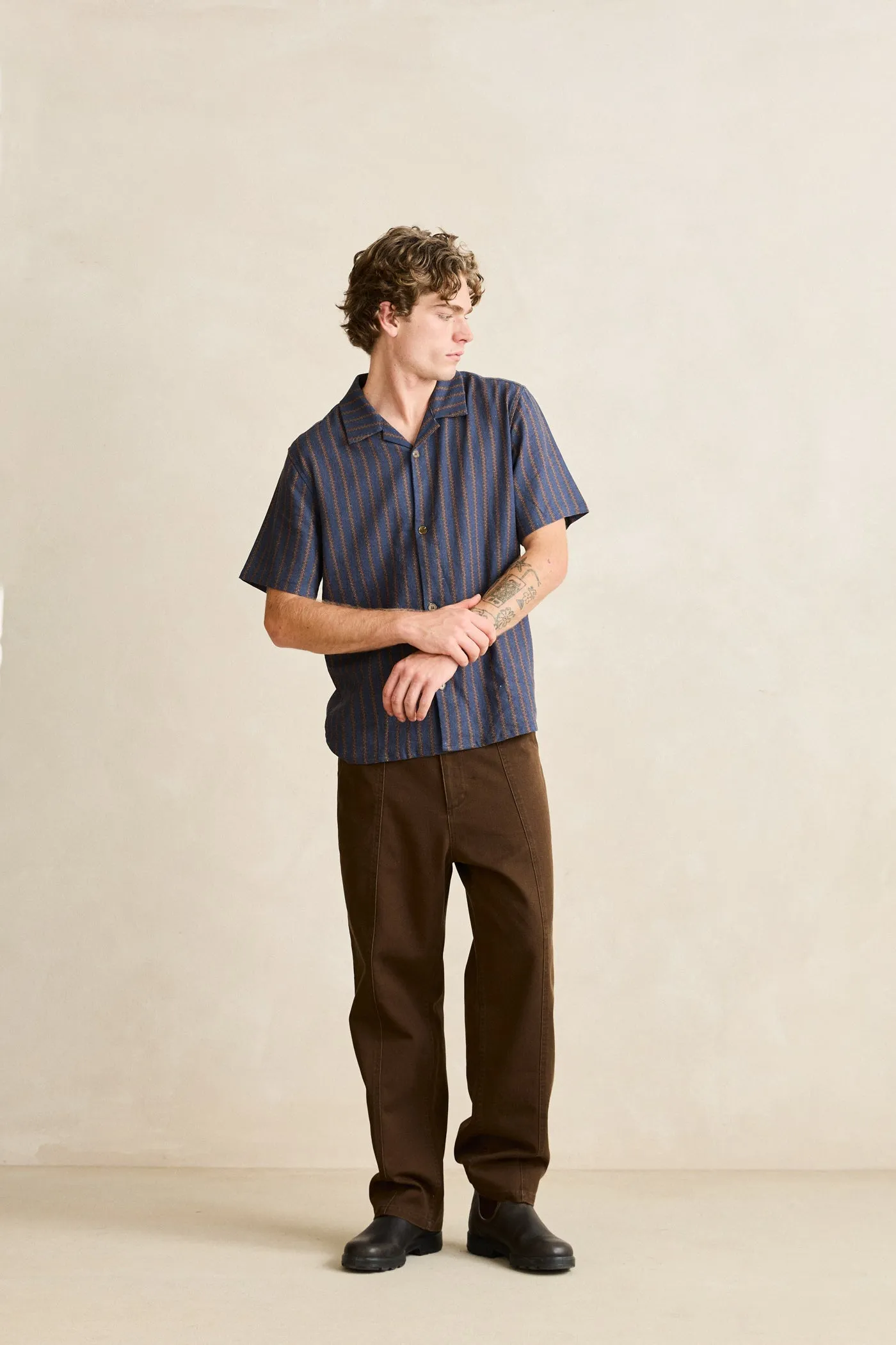 Tremolo Ss Shirt Blue sold by Rhythm. product image thumbnail 5