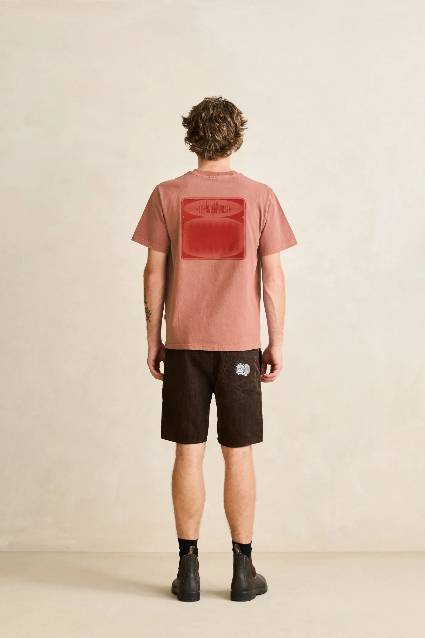 Tremolo Vintage Ss T-Shirt Terracotta sold by Rhythm. product image thumbnail 5