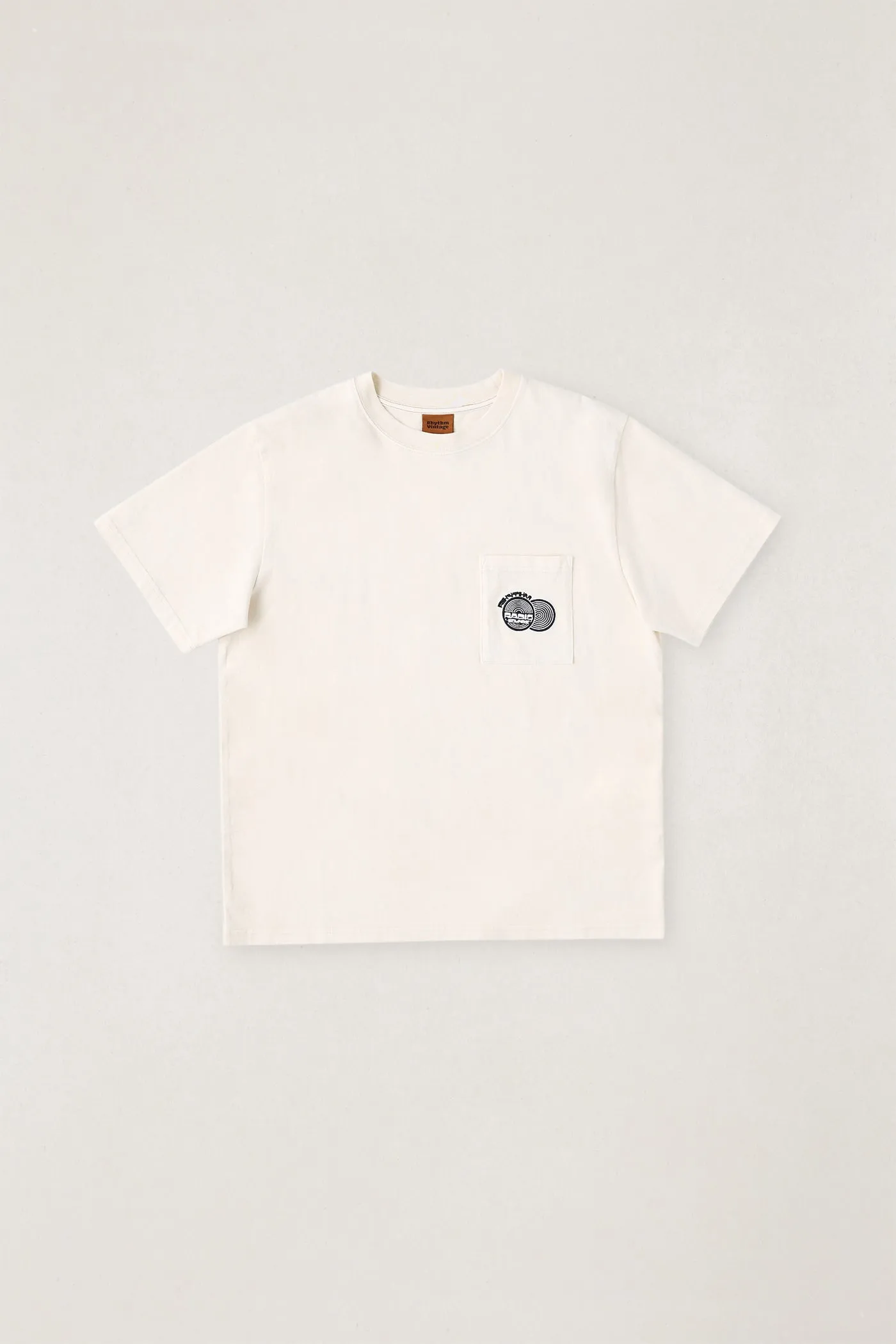 Broadcast Ss T-Shirt Natural sold by Rhythm.