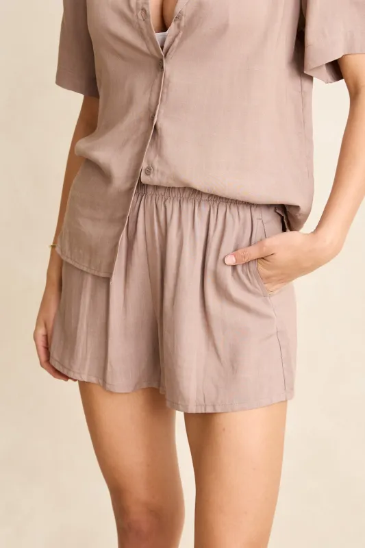 Classic Beach Short Taupe sold by Rhythm.