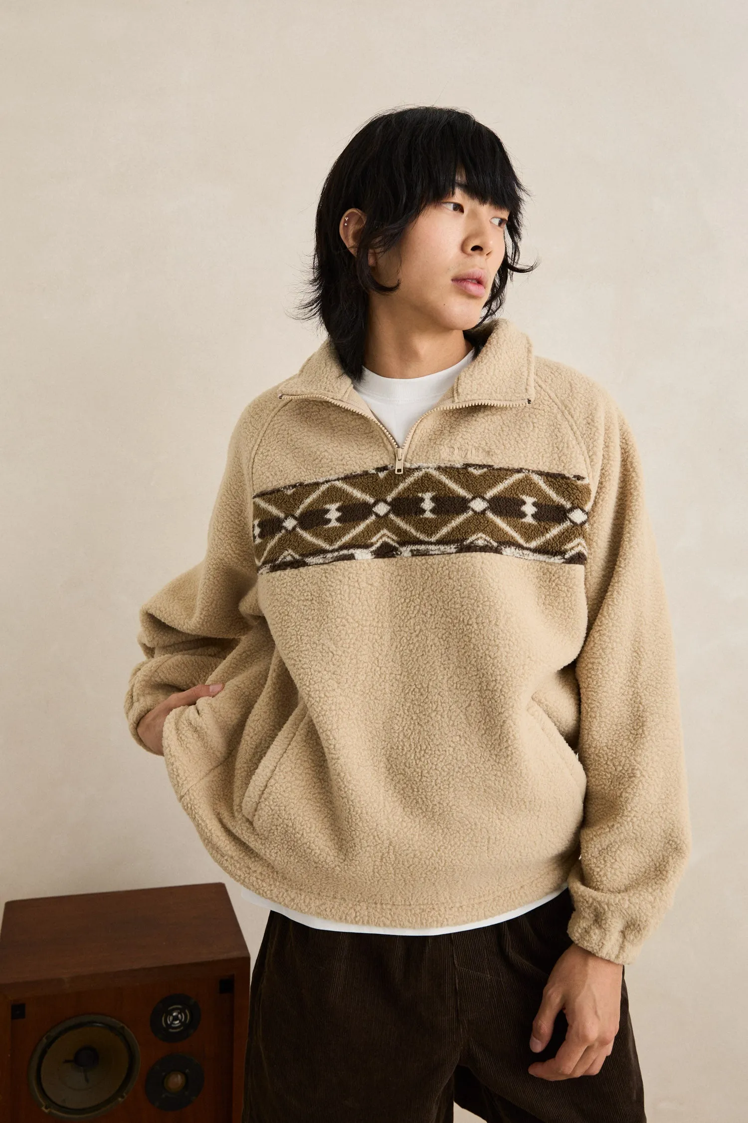High Plains Quarter Zip Desert sold by Rhythm. product image thumbnail 3