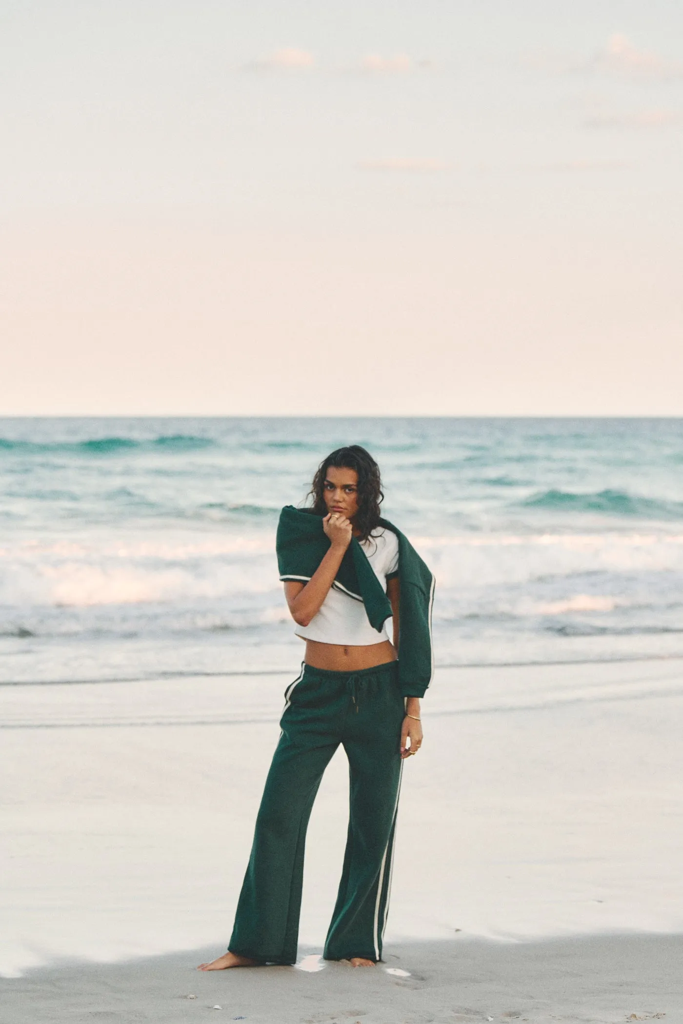 Contrast Track Pant Hunter sold by Rhythm. product image thumbnail 2