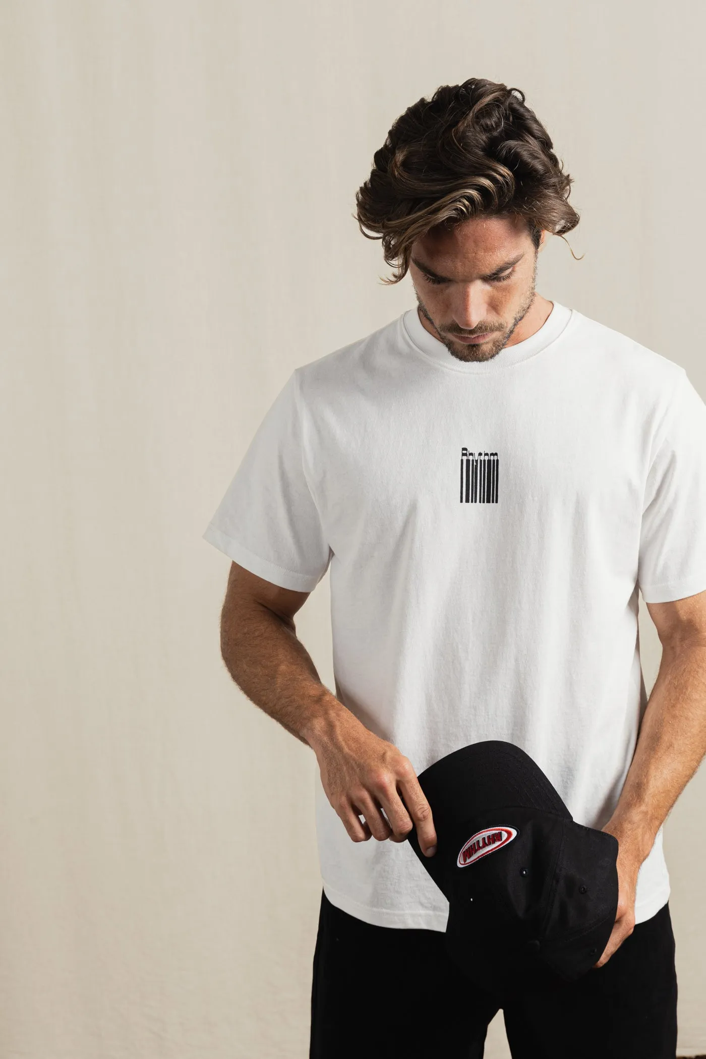 Coded Vintage Ss T-Shirt White sold by Rhythm. product image thumbnail 3