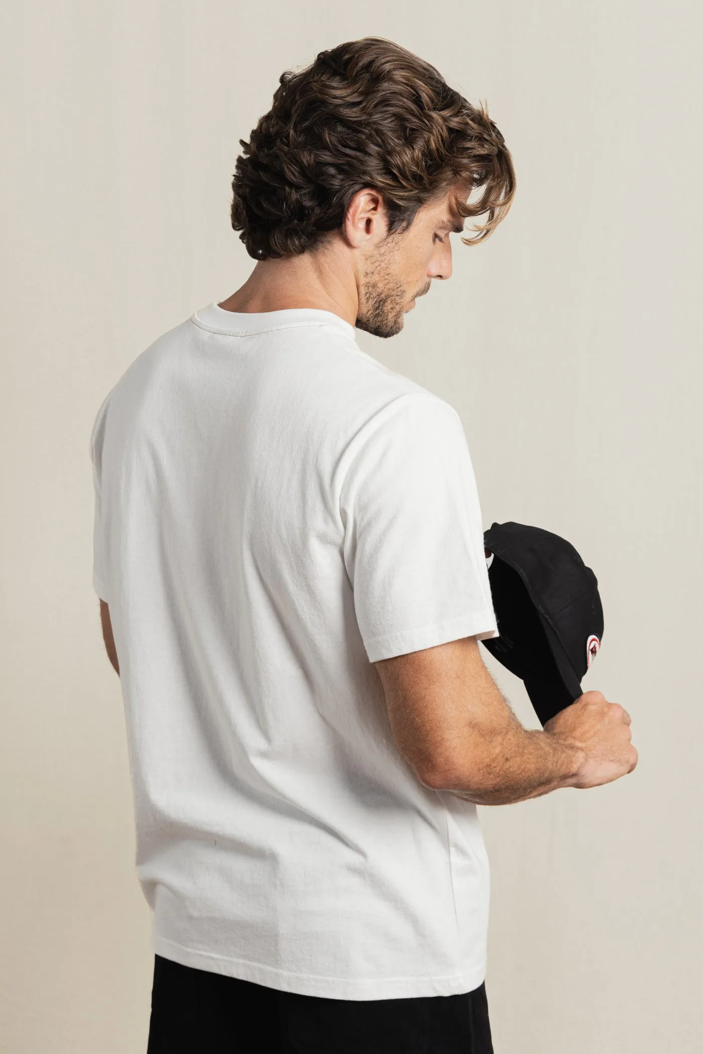 Coded Vintage Ss T-Shirt White sold by Rhythm. product image thumbnail 4