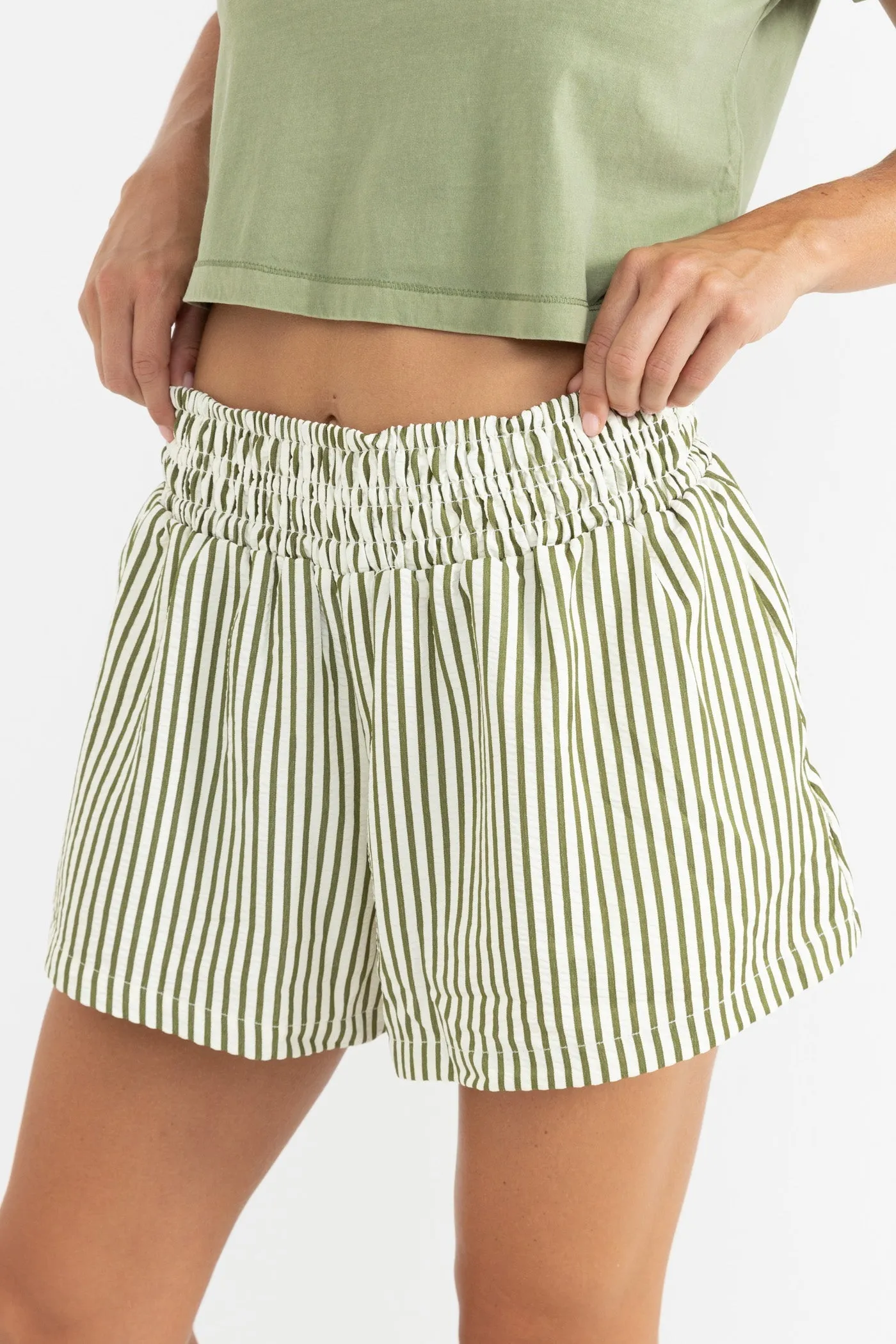 Cove Stripe Short Aloe sold by Rhythm. product image thumbnail 3