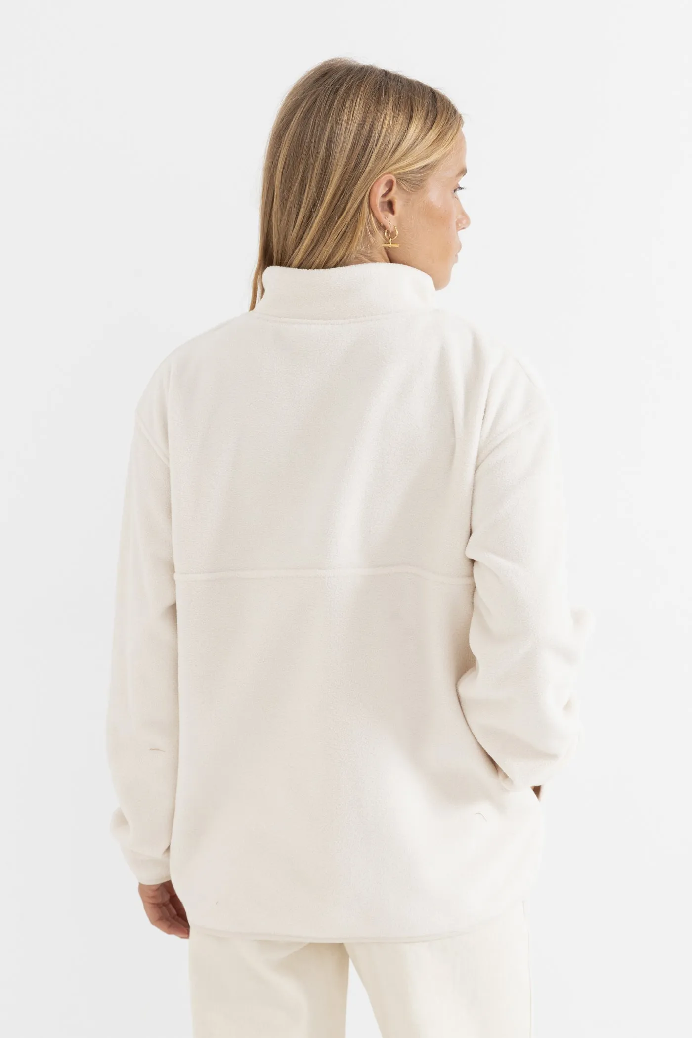 Keep Me Cozy Polar Fleece White sold by Rhythm. product image thumbnail 4
