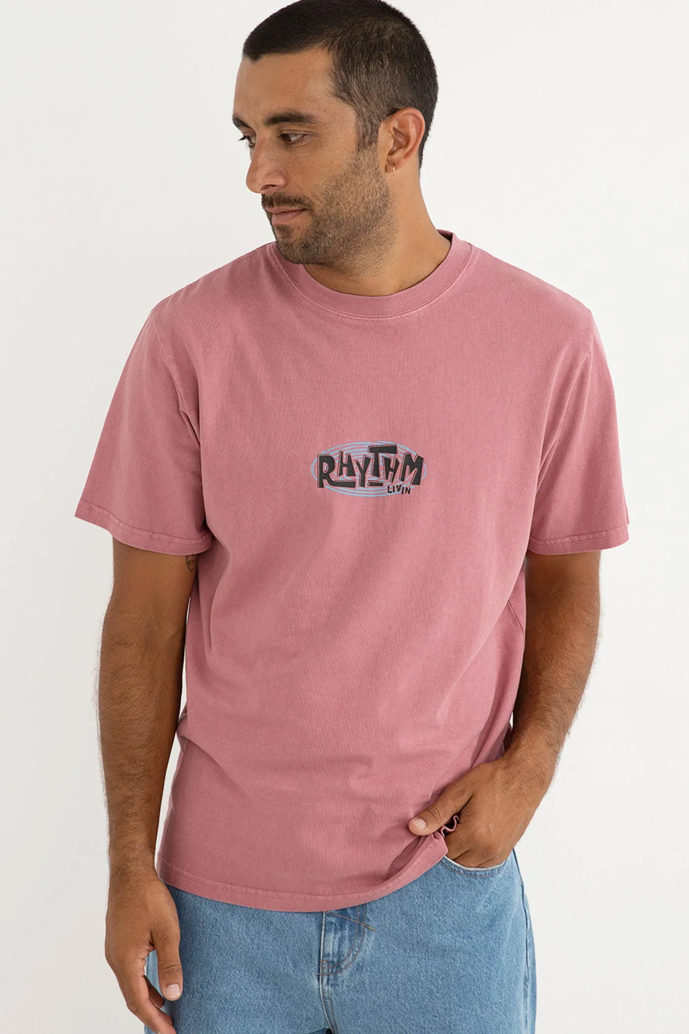 Loop Vintage Ss T-Shirt Fig sold by Rhythm. product image thumbnail 5