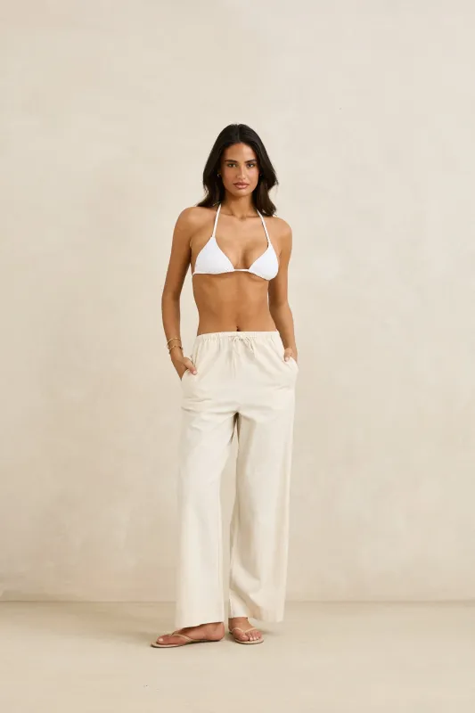 Classic Drawstring Pant Oat sold by Rhythm.