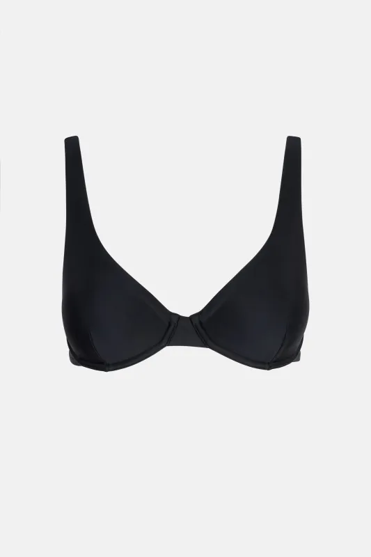 Classic Underwire Top Black sold by Rhythm.