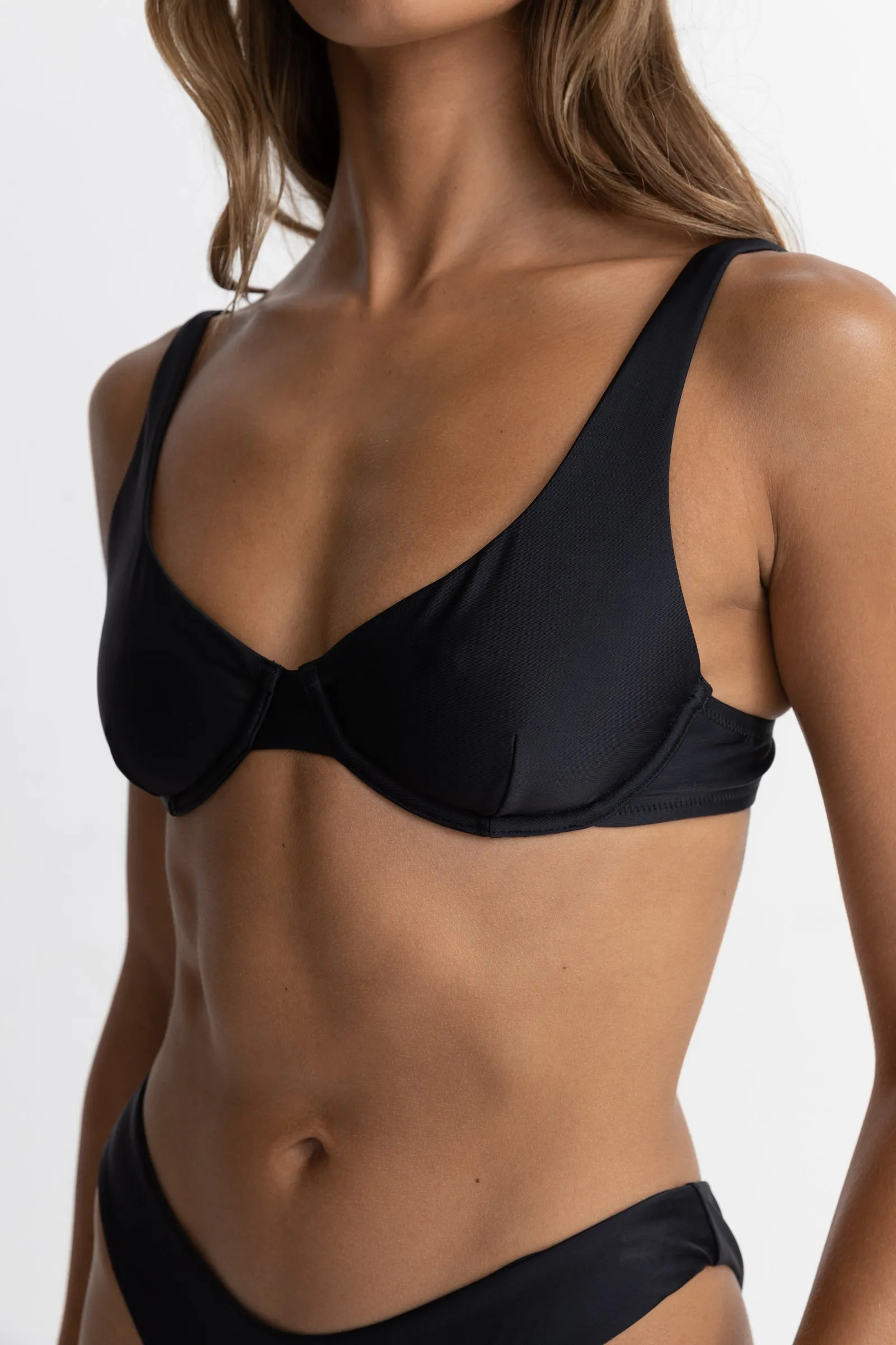 Classic Underwire Top Black sold by Rhythm. product image thumbnail 4