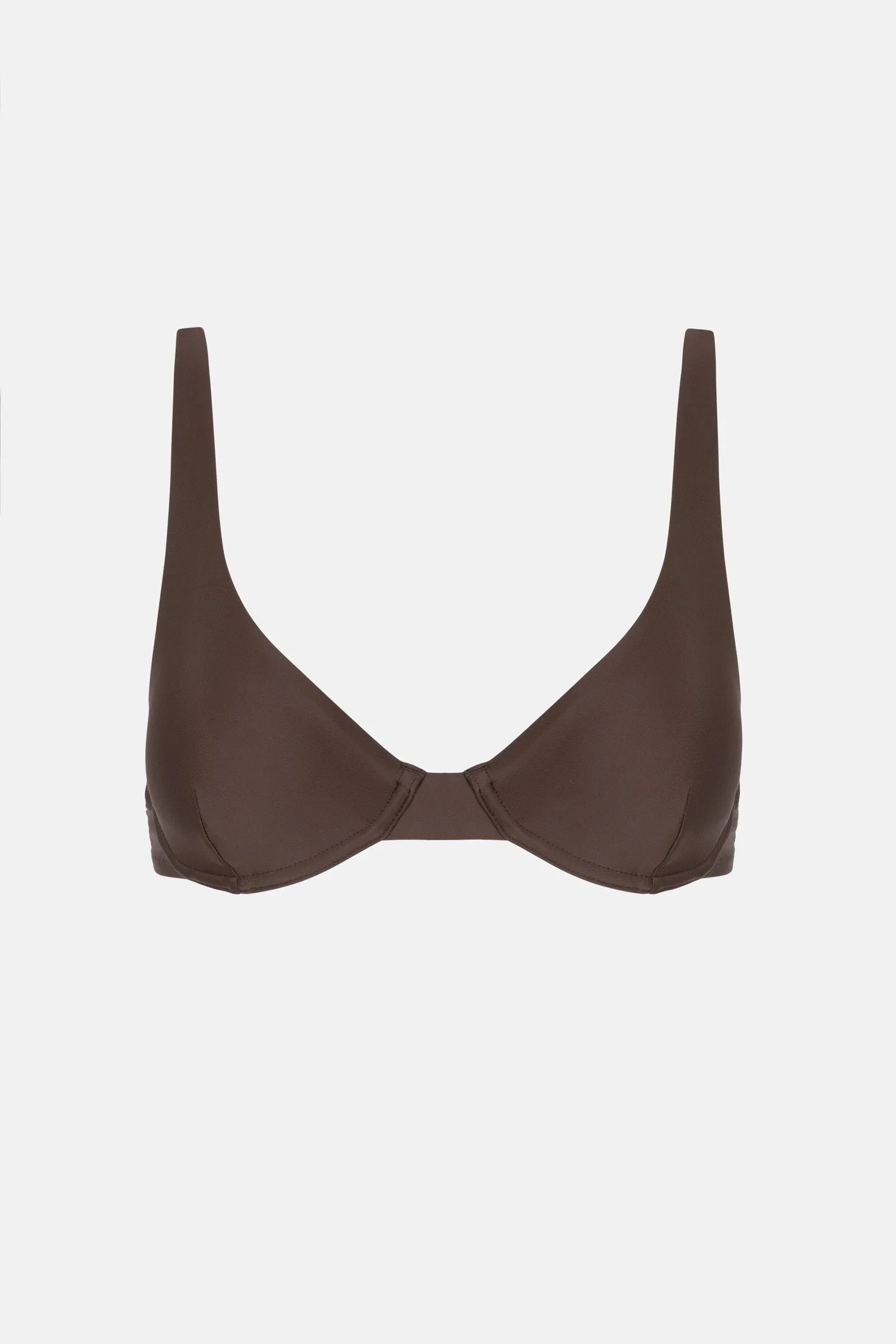 Classic Underwire Top Chocolate sold by Rhythm.