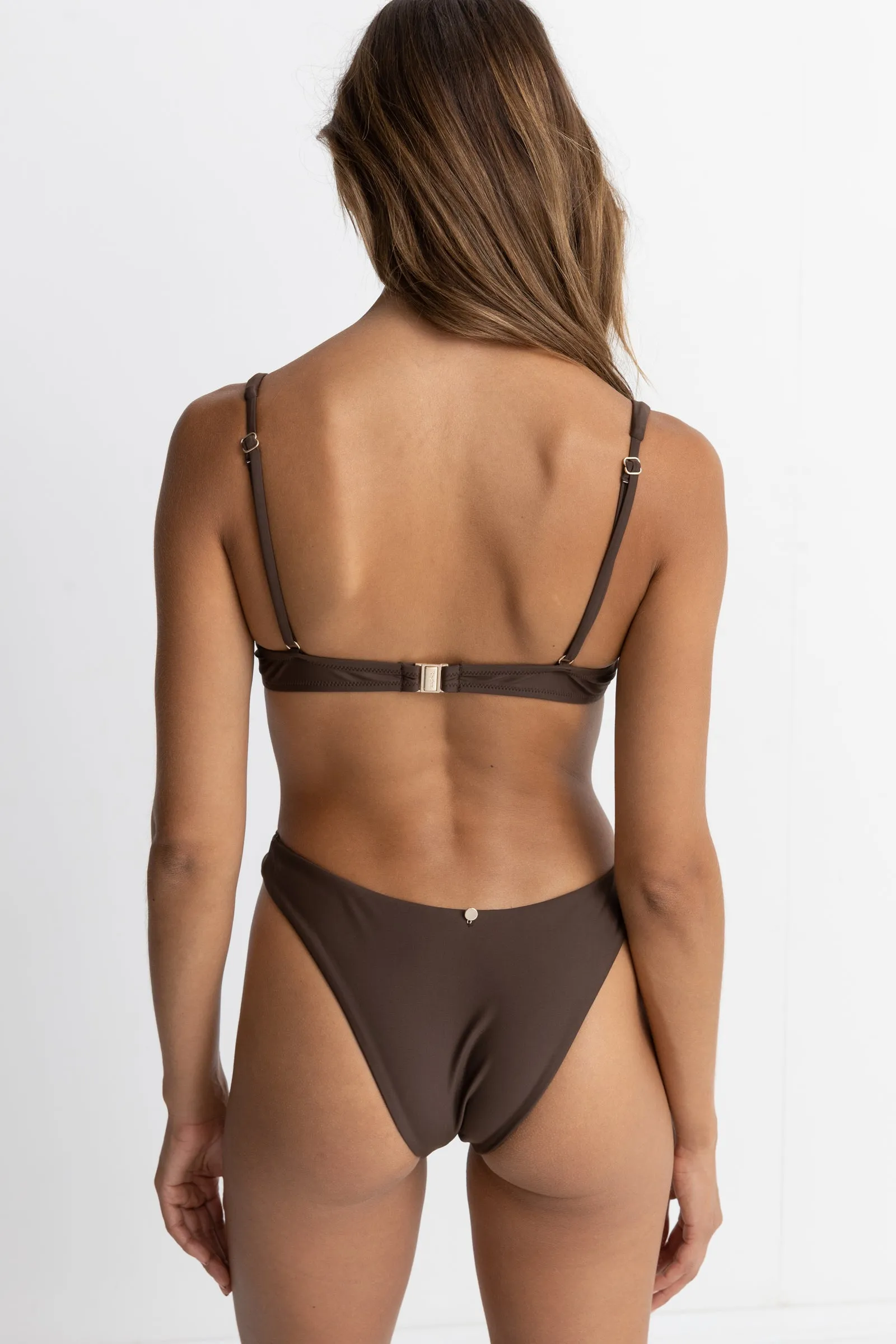 Classic Underwire Top Chocolate sold by Rhythm. product image thumbnail 4