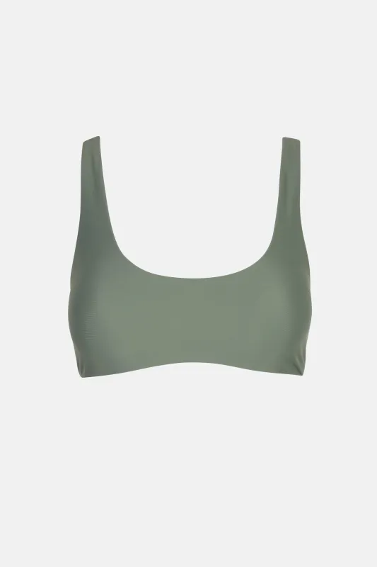 Classic Crop Top Olive sold by Rhythm.