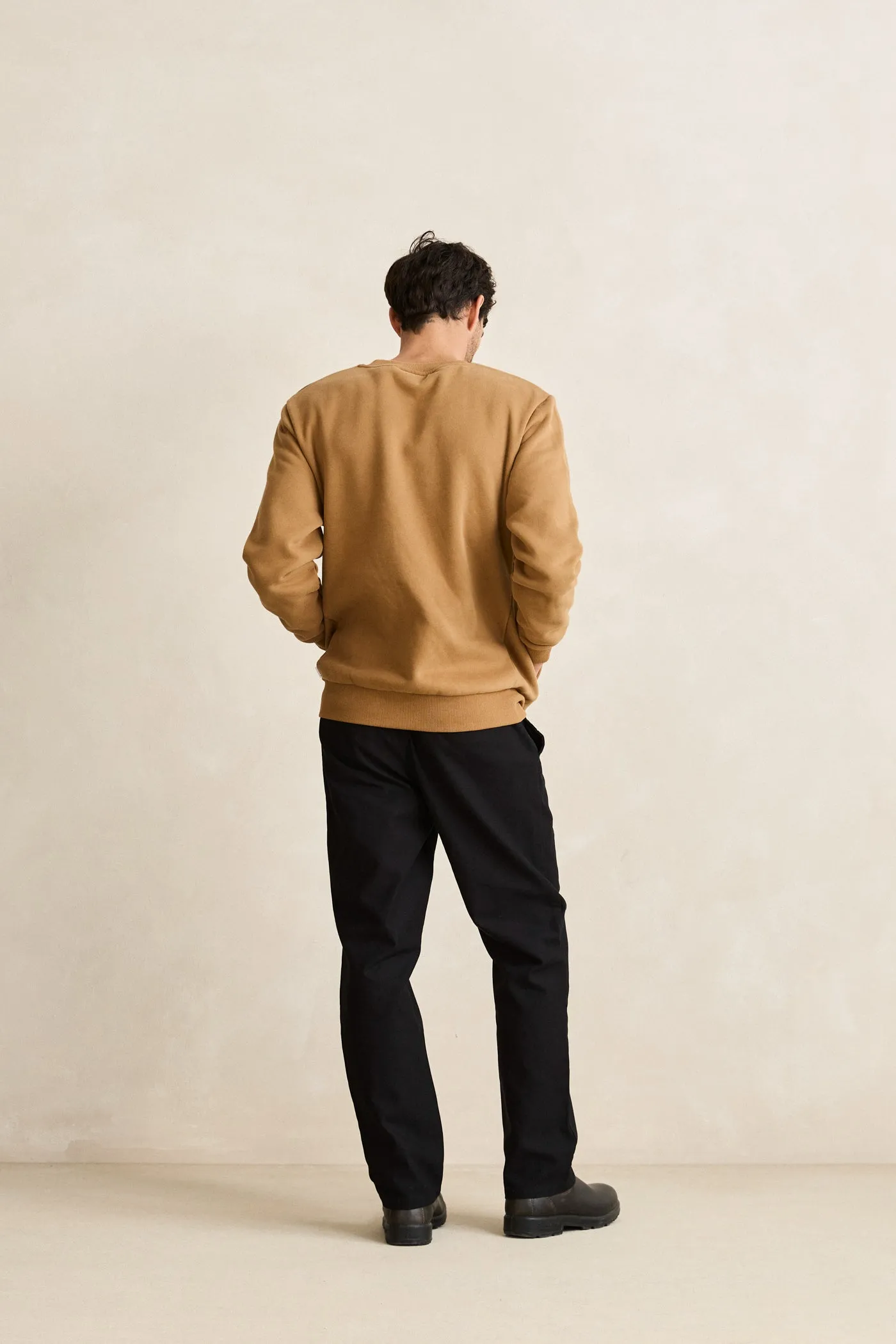 Classic Fleece Crew Ochre sold by Rhythm. product image thumbnail 5