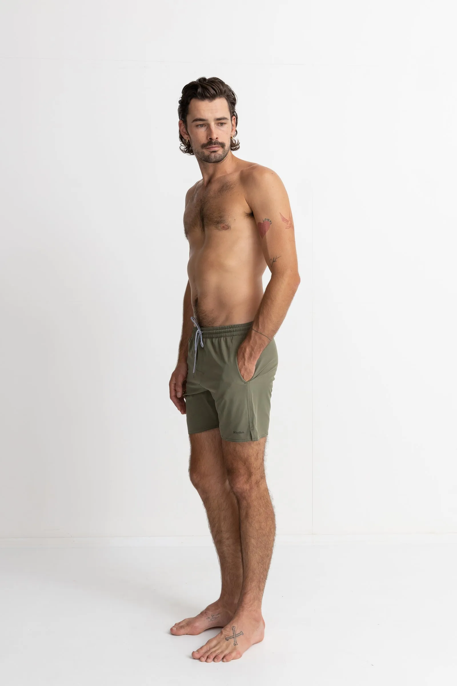 Classic Beach Short Olive sold by Rhythm. product image thumbnail 5