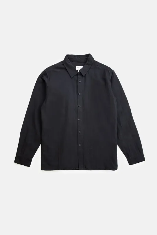 Classic Linen Ls Shirt Vintage Black sold by Rhythm.