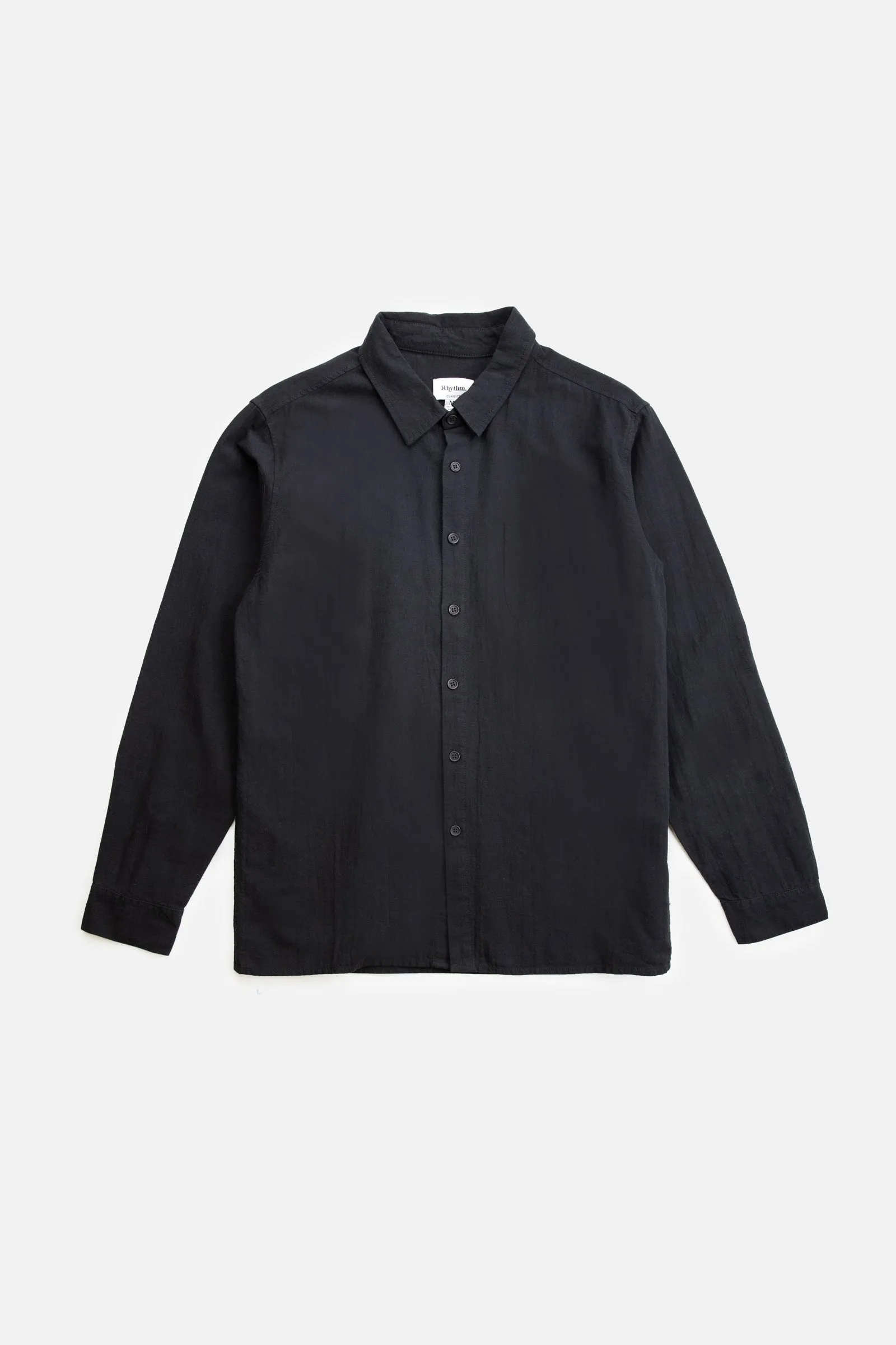 Classic Linen Ls Shirt Vintage Black sold by Rhythm.