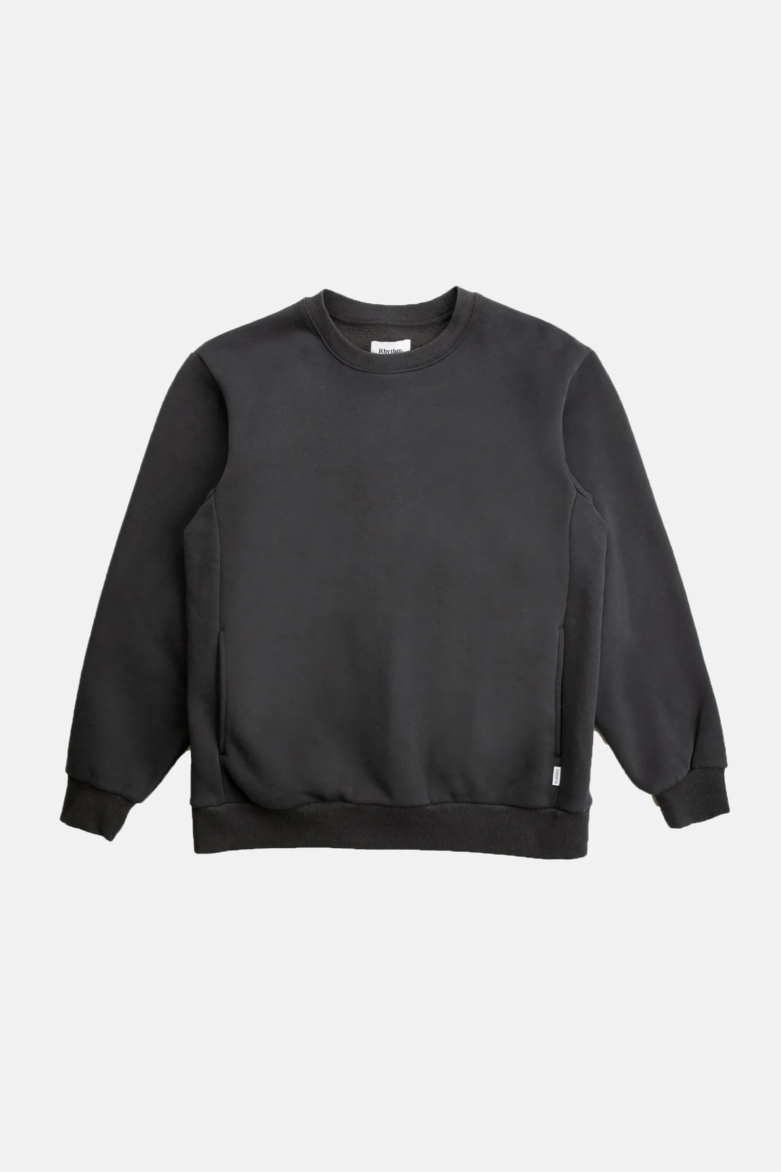 Classic Fleece Crew Vintage Black sold by Rhythm.