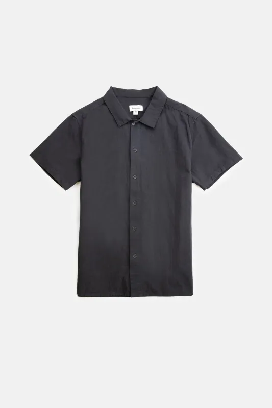 Classic Linen Ss Shirt Vintage Black sold by Rhythm.