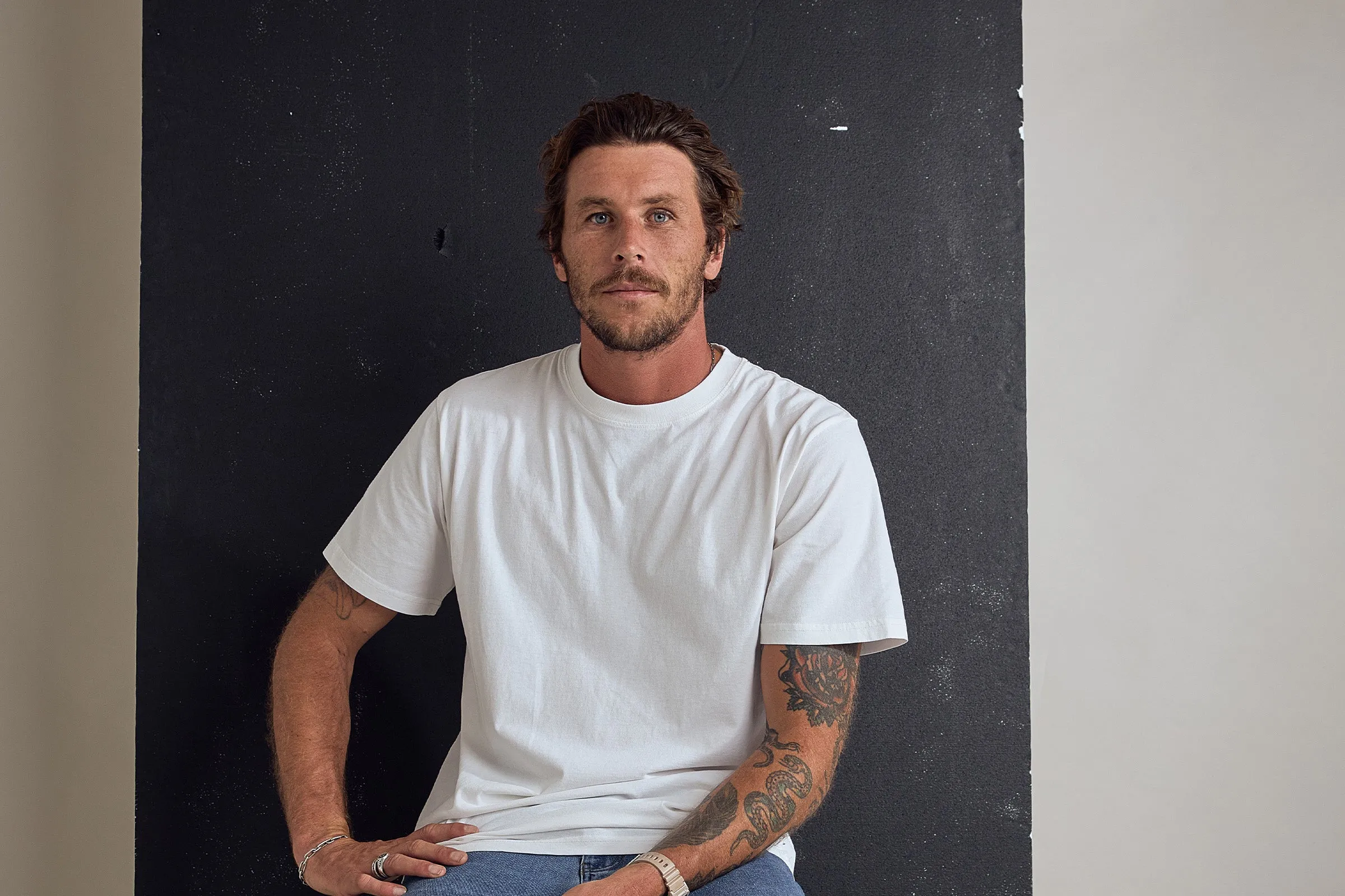 Classic Vintage Tee Vintage White sold by Rhythm. product image thumbnail 3