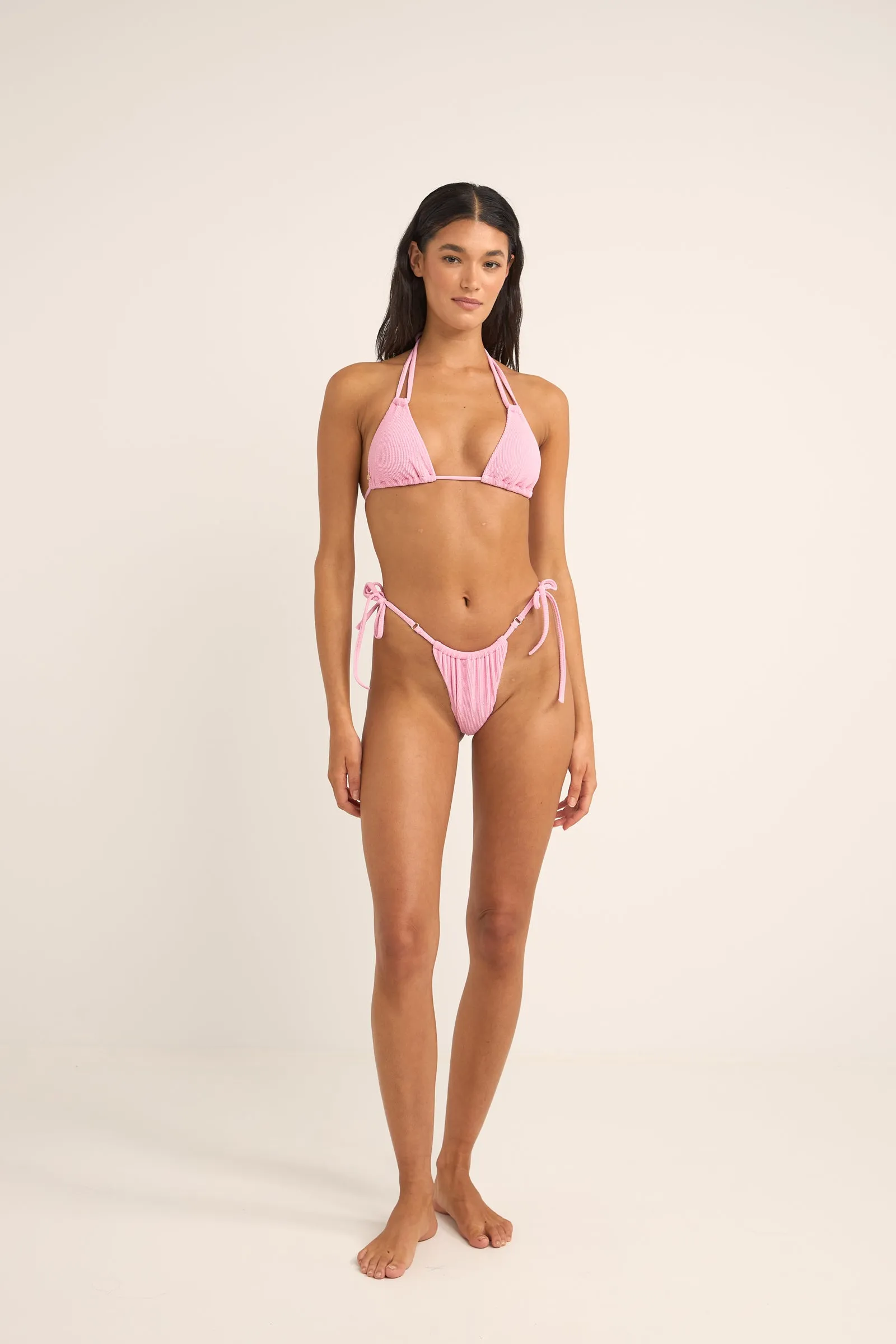 Isla Rib Gathered Tie Side Itsy Pant sold by Rhythm. product image thumbnail 5