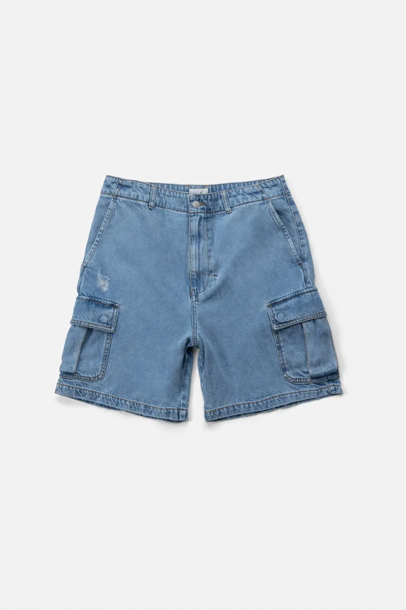 Denim Cargo Short sold by Rhythm.