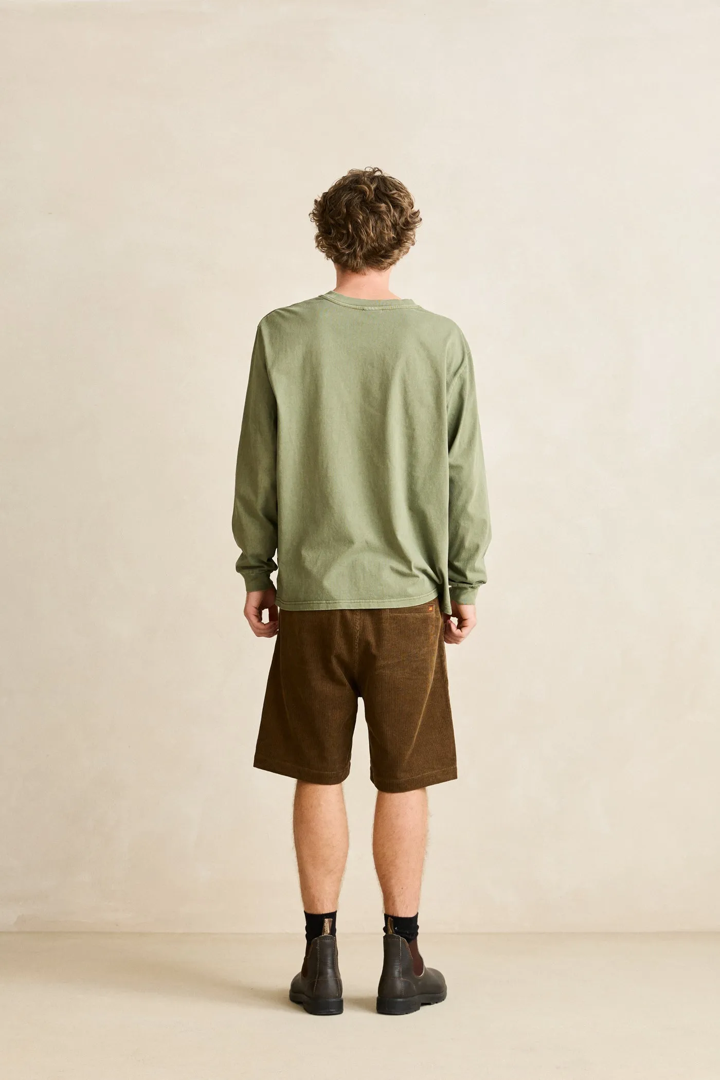 Aloha Rhythm Vintage Ls T-Shirt Olive sold by Rhythm. product image thumbnail 4