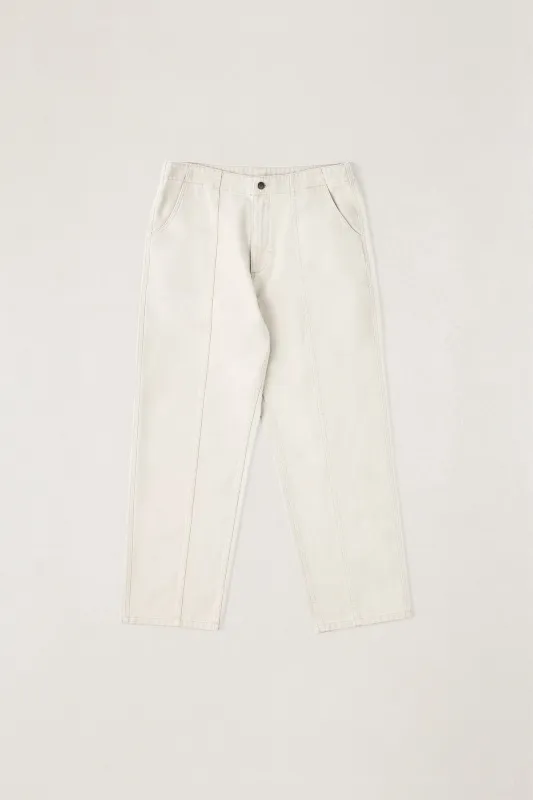 Haight Twill Pant Natural made by Rhythm.