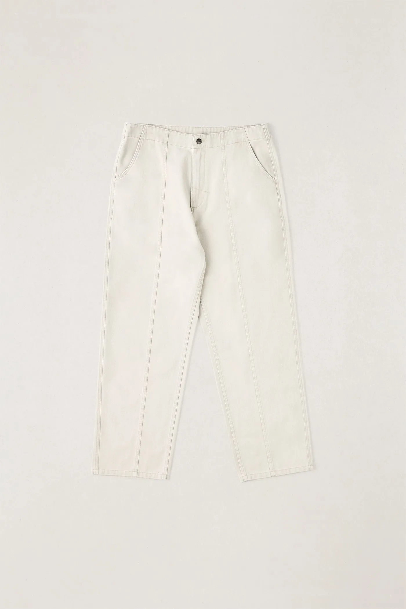 Haight Twill Pant Natural sold by Rhythm.