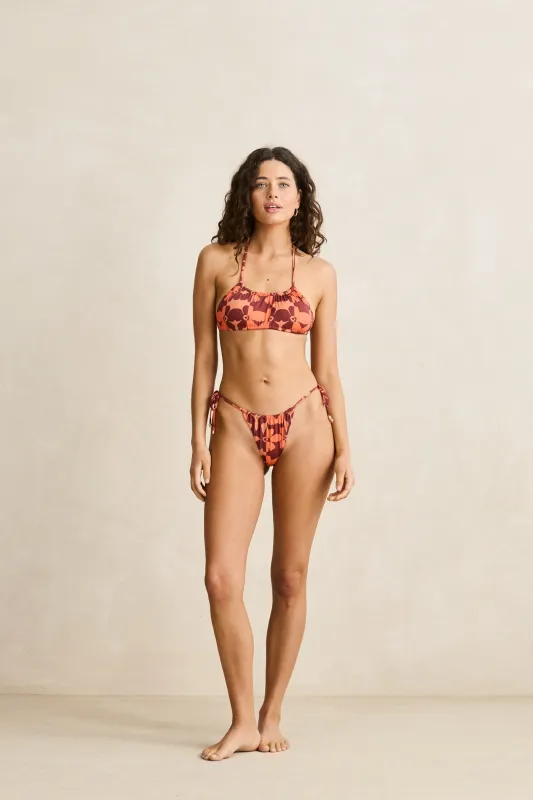 Sundazed Floral Halter Top Paprika sold by Rhythm.