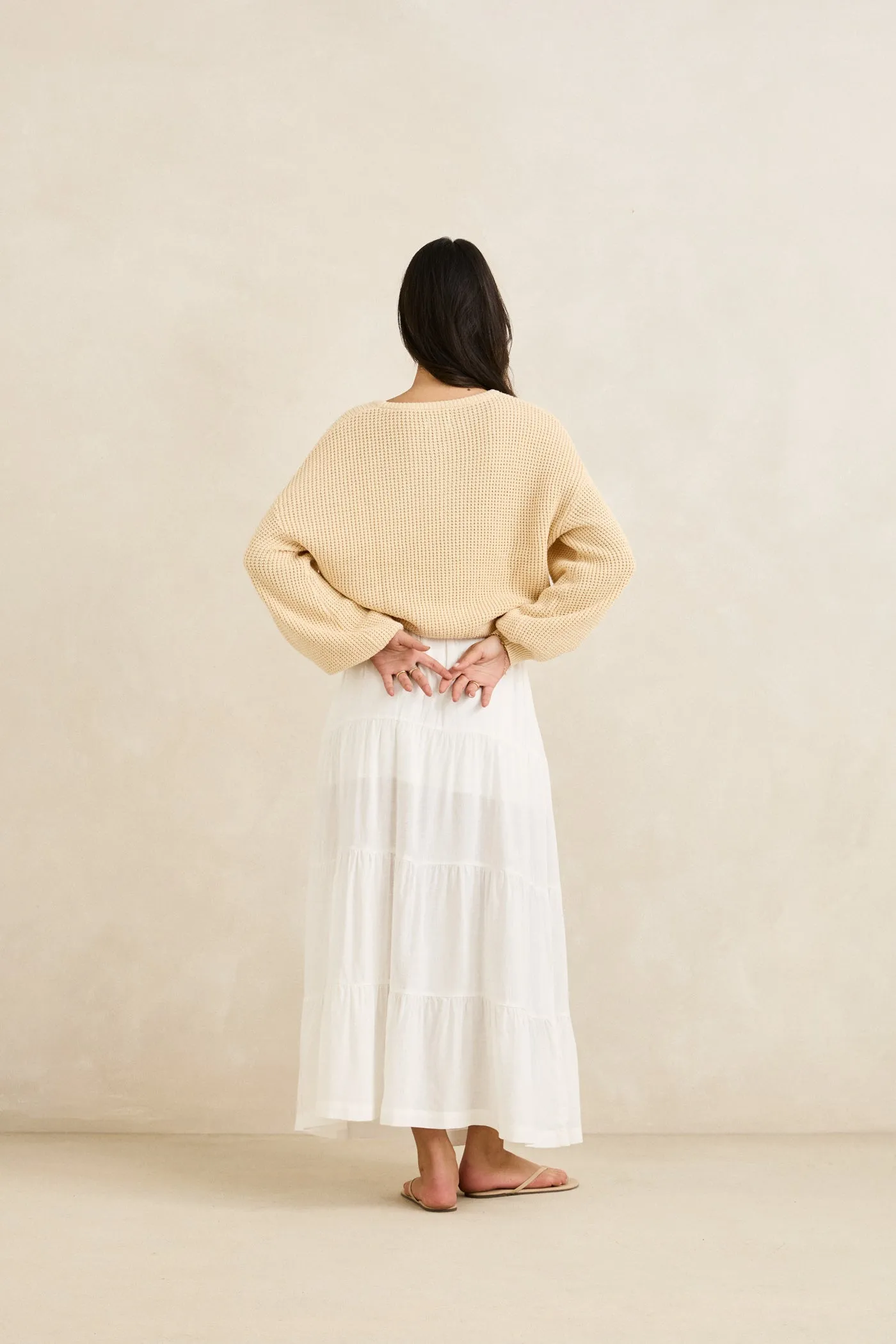 Classic Knit Jumper Butter sold by Rhythm. product image thumbnail 5