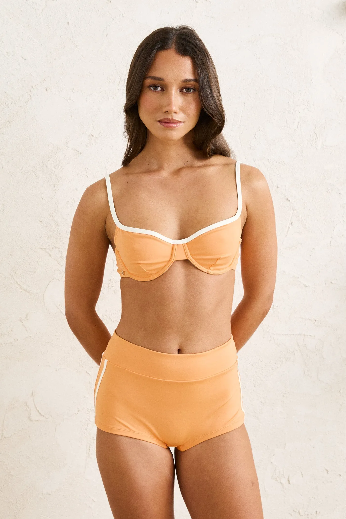 Contrast Surf Short Apricot sold by Rhythm. product image thumbnail 3